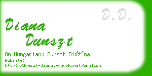 diana dunszt business card